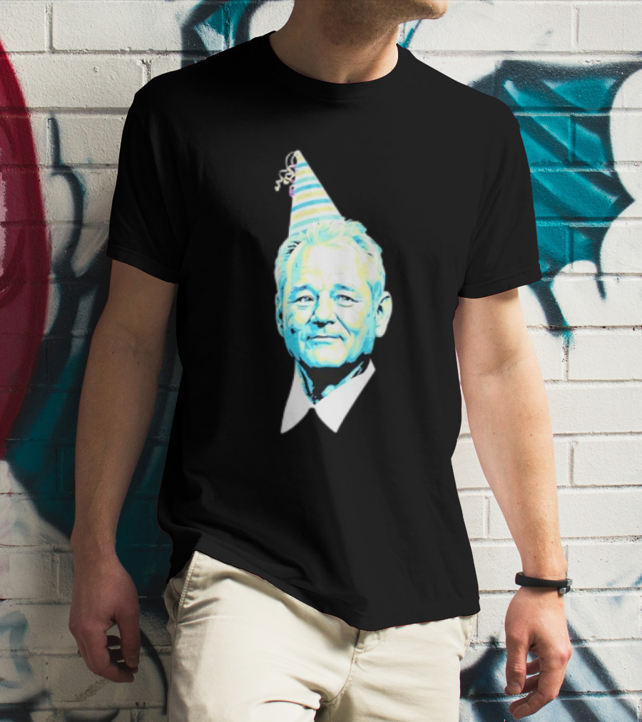 Retro Birthday Party Hat Bill T-Shirt