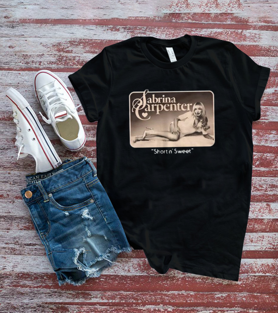 Sabrina Carpenter Vintage Style Short N’ Sweet T-Shirt