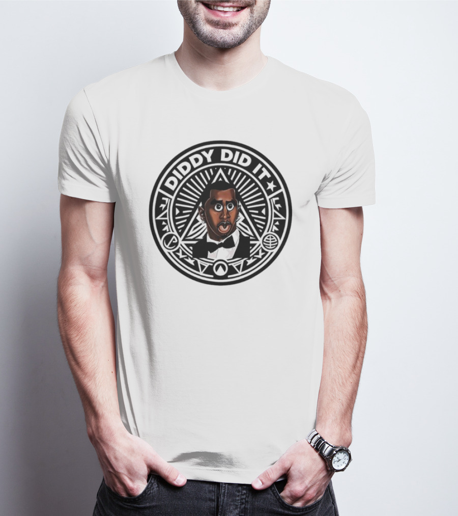 Diddy Did It Illuminati Style Freak Off Party T-Shirt