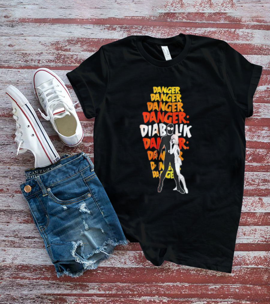Danger Diabolik Mario Bava Crime Ennio Morricone Classic Comic Book T-Shirt