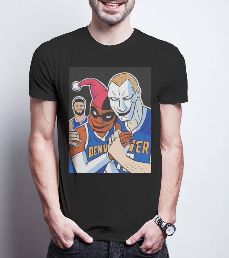 Jokic Russ Jokic Russell Westbrook Denver Nuggets Basketball Jokic Comic T-Shirt