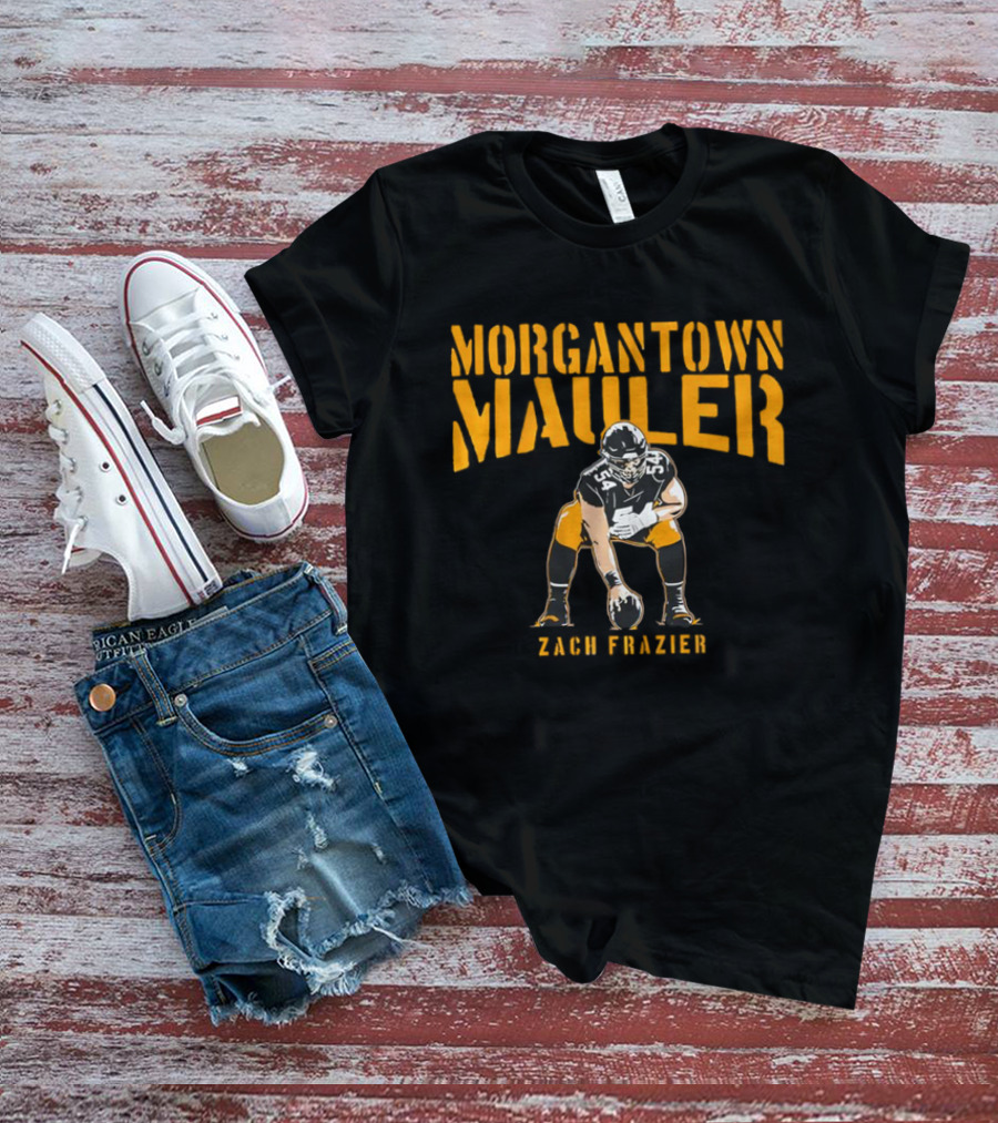 Zach Frazier Morgantown Mauler Football Player Number 54 T-Shirt