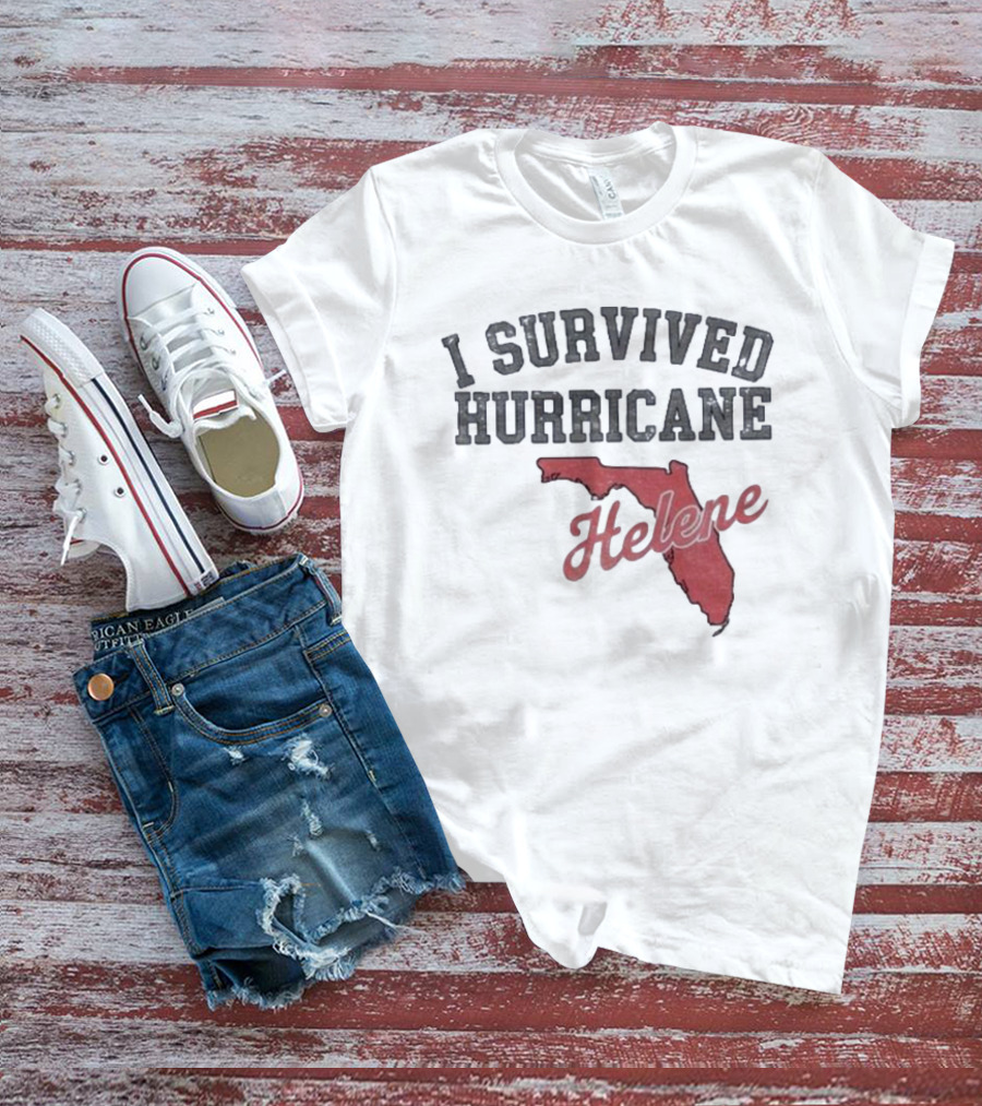I Survived Hurricane Helene Florida T-Shirt