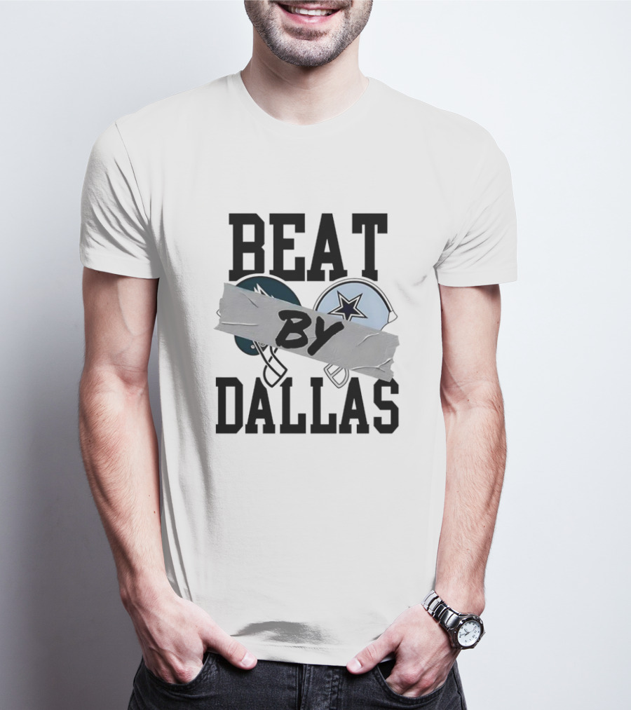 Philadelphia Eagles Beat Dallas Cowboys Rivalry Slogan Helmets T-Shirt