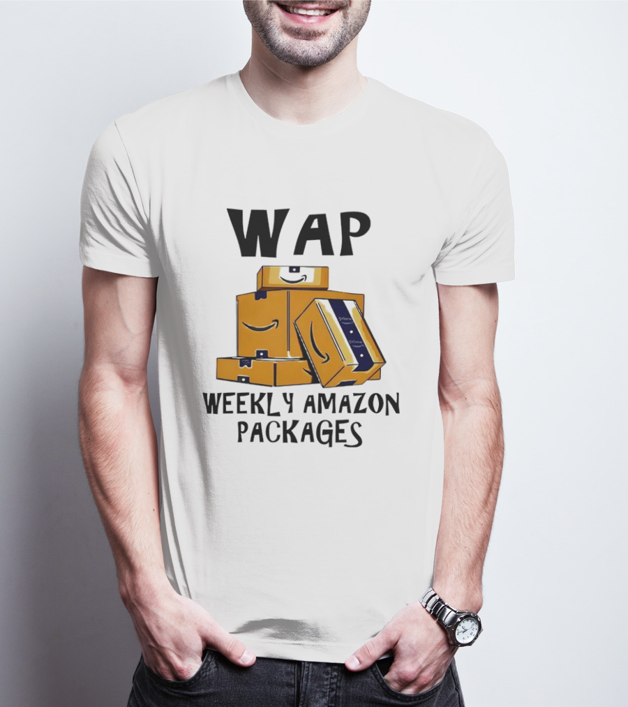 WAP Weekly Amazon Packages Box Stack T-Shirt