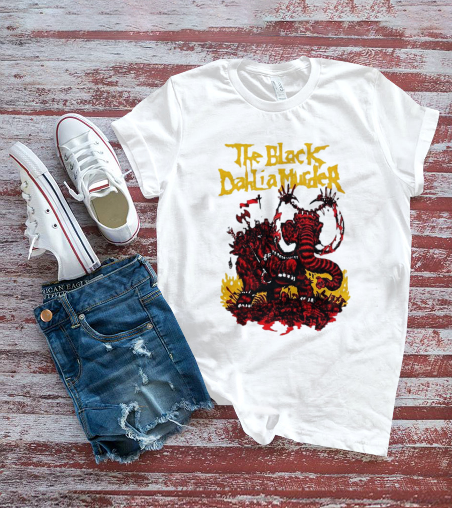 The Black Dahlia Murder Red Mammoth Battle Scene T-Shirt
