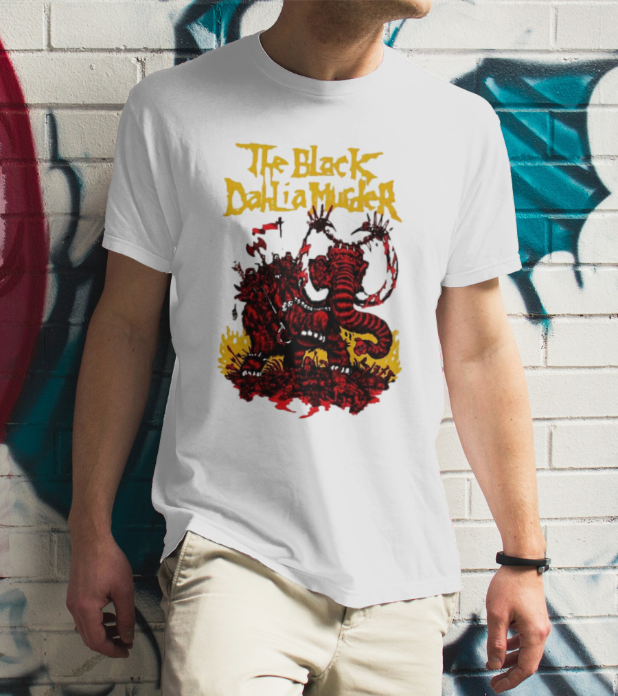 The Black Dahlia Murder Red Mammoth Battle Scene T-Shirt