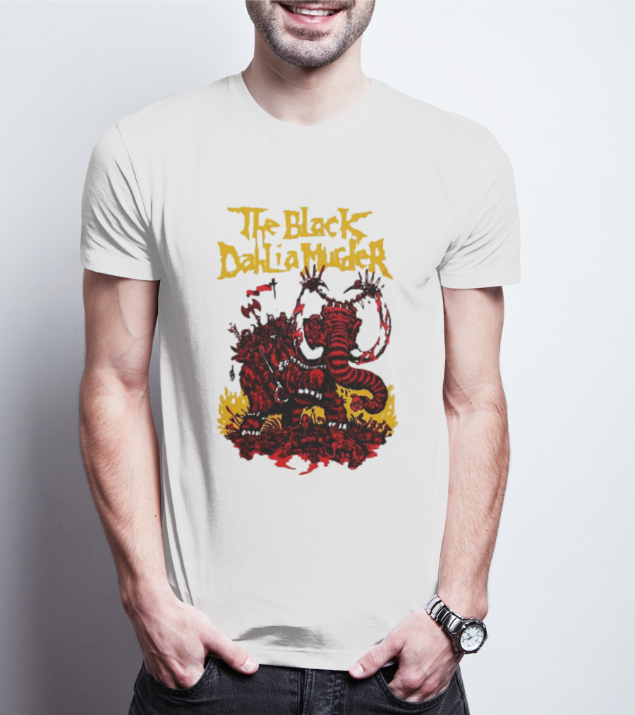 The Black Dahlia Murder Red Mammoth Battle Scene T-Shirt