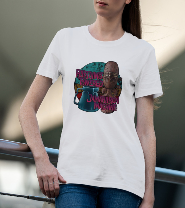 Raktajino Powered Jamaharon Machine T-Shirt