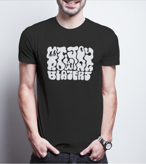 Rowing Blazers X Mt. Joy Psychedelic Typography Collaboration T-Shirt