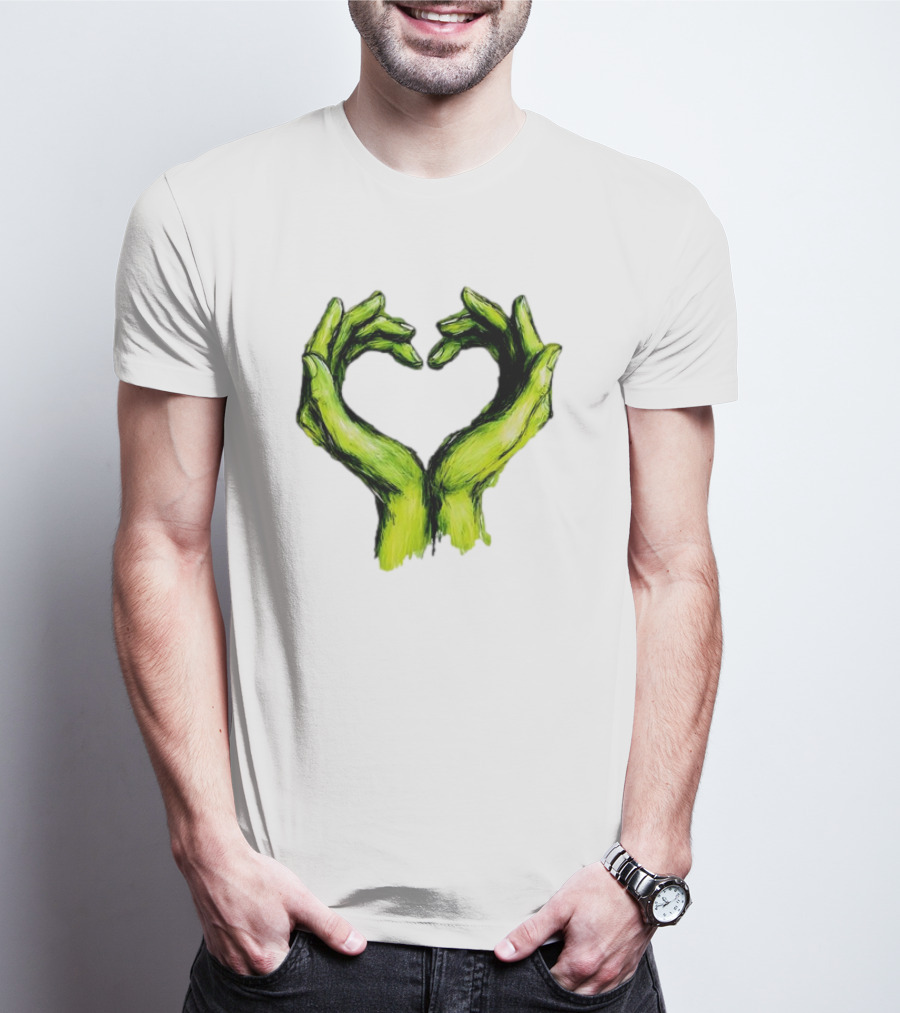 Green Hands Heart Love T-Shirt
