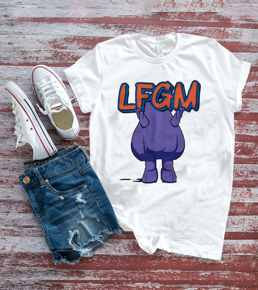 New York Mets Grimace LFGM T-Shirt