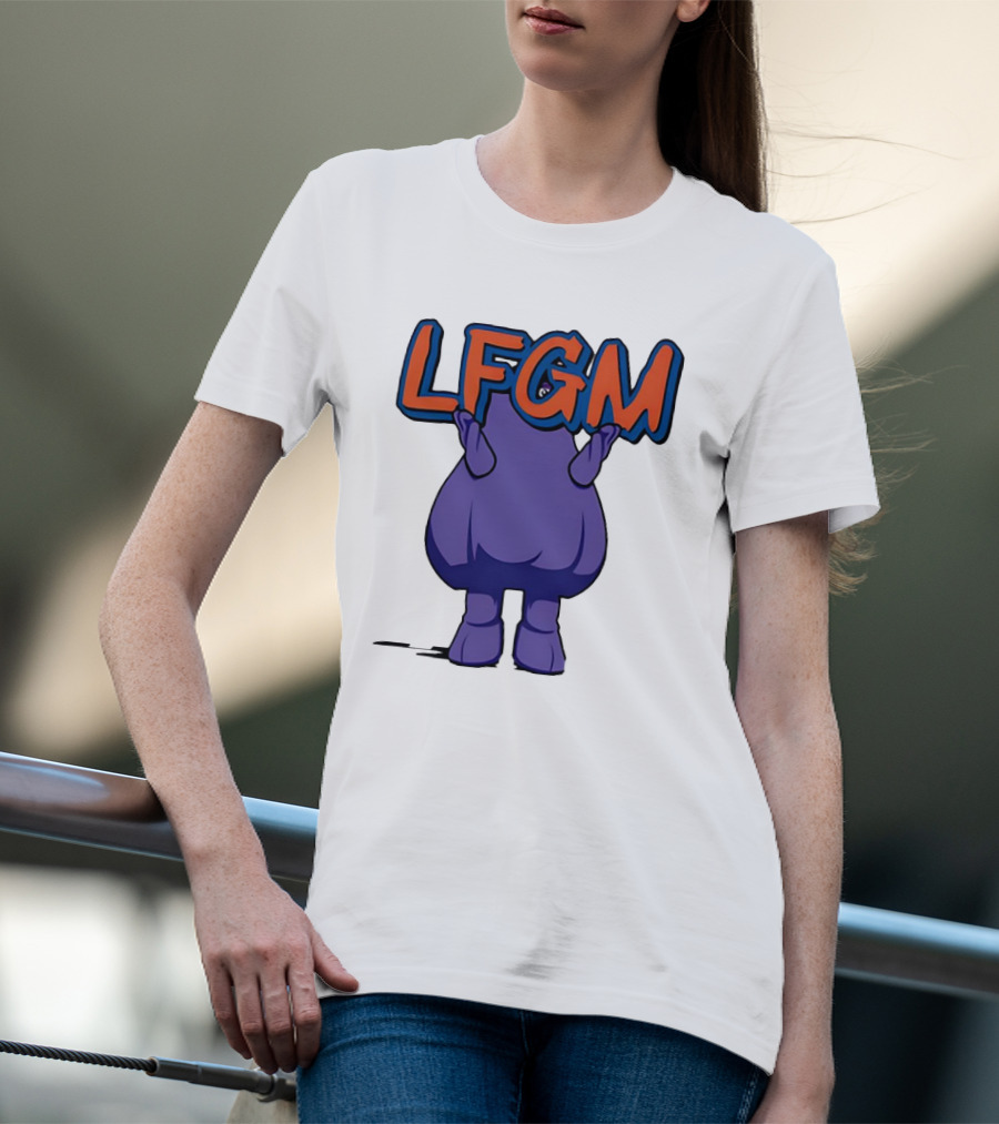 New York Mets Grimace LFGM T-Shirt