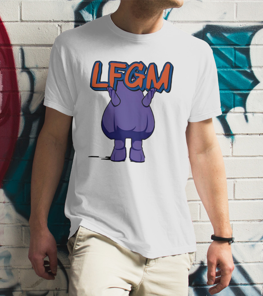 New York Mets Grimace LFGM T-Shirt