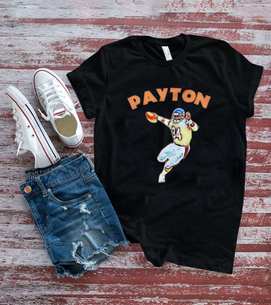 Payton 34 Chicago Football T-Shirt