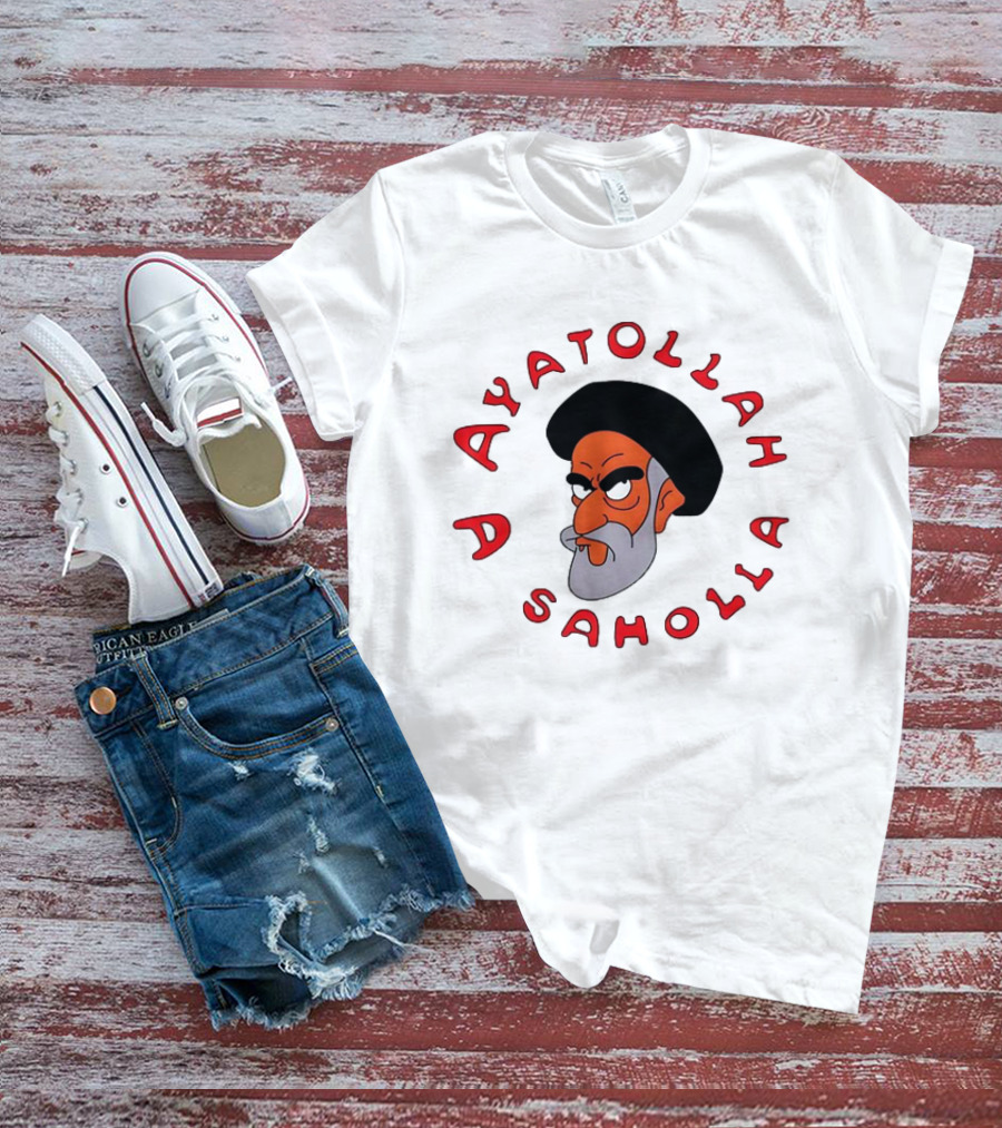 Ayatollah Asaholla Simpsons Iconic Cartoon Character T-Shirt