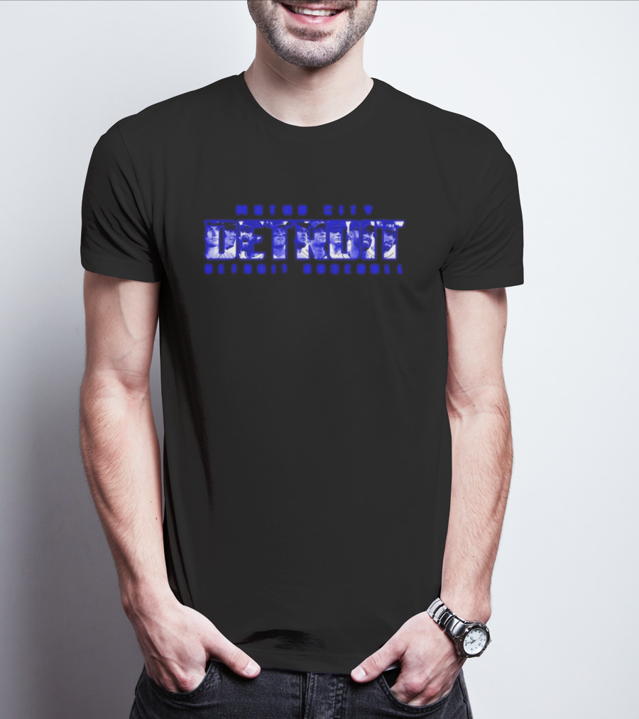 Motor City Detroit Baseball Detroit Tigers Players T-Shirt