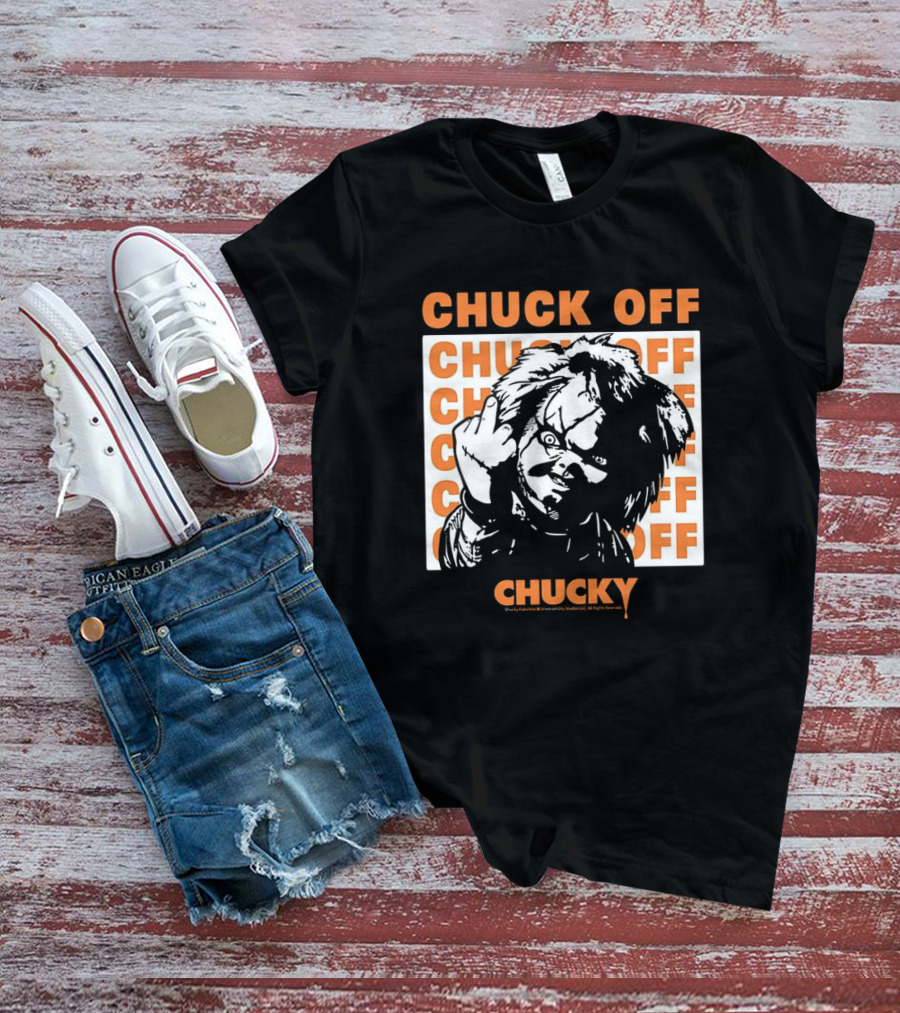 Riot Society Chucky Chuck Off Horror Icon Rebellion T-Shirt