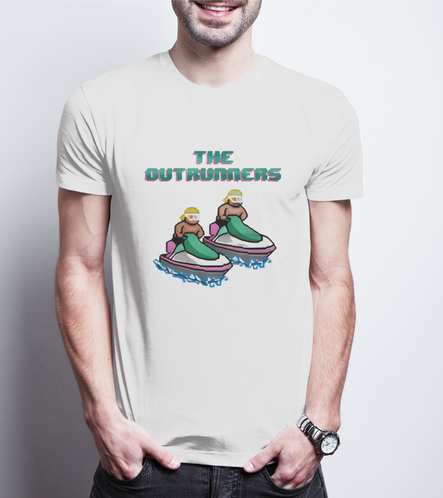 The Outrunners Retro Jet Ski Racing T-Shirt