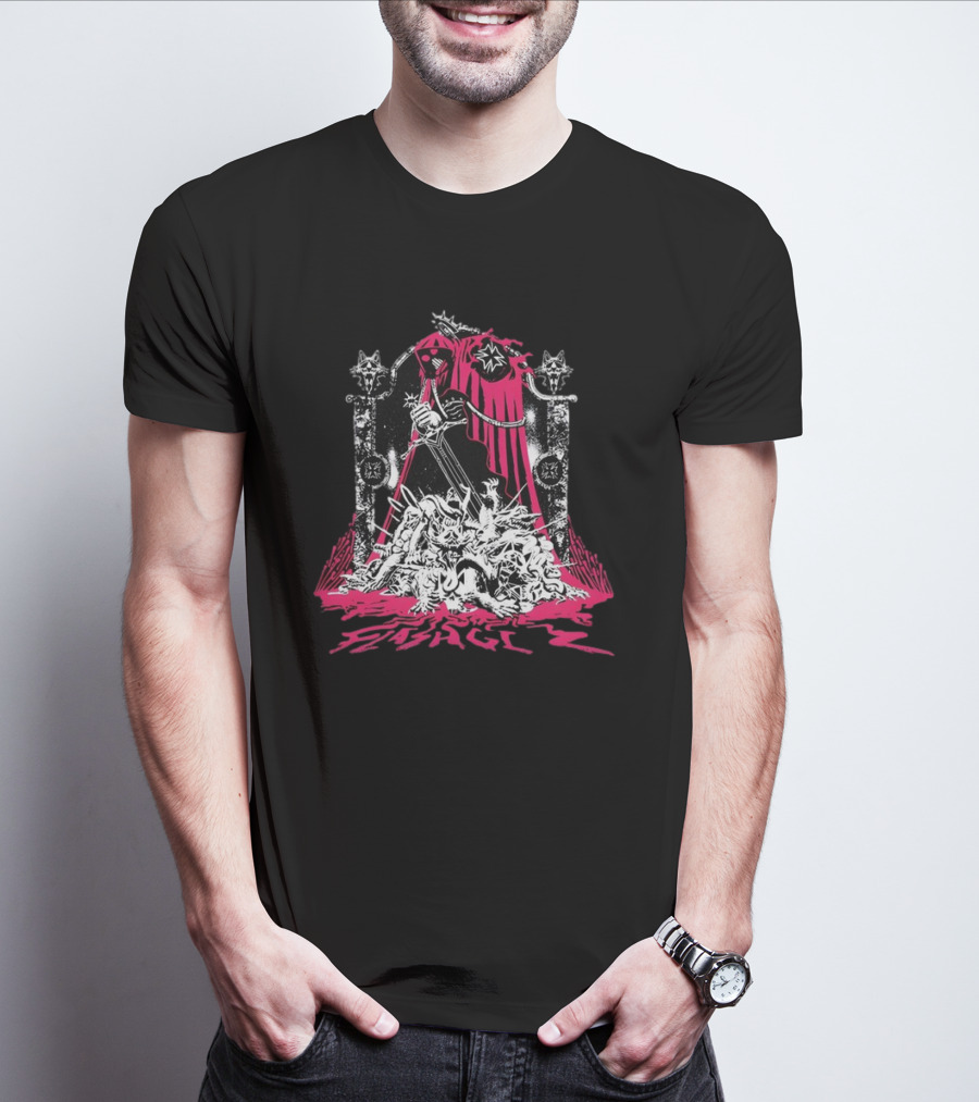 Space King Flashgitz Holy Warrior Retro Throne Guardians T-Shirt