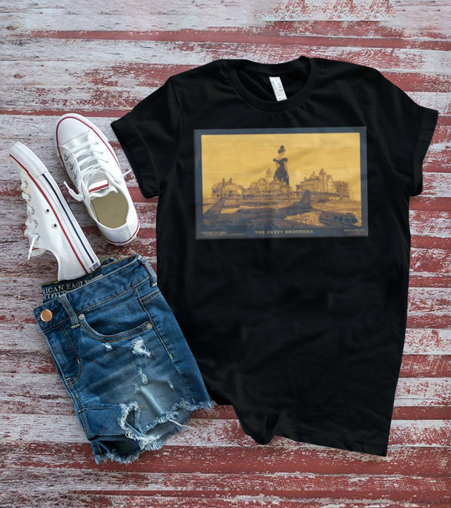 The Avett Brothers Historic Hotel Silhouette Rady Shell Jacobs Park San Diego October 06 T-Shirt