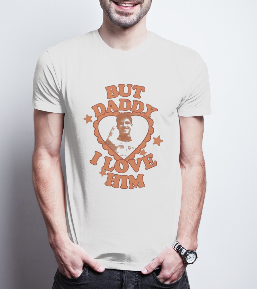 But Daddy I Love Him Lando Norris Heart Stars T-Shirt