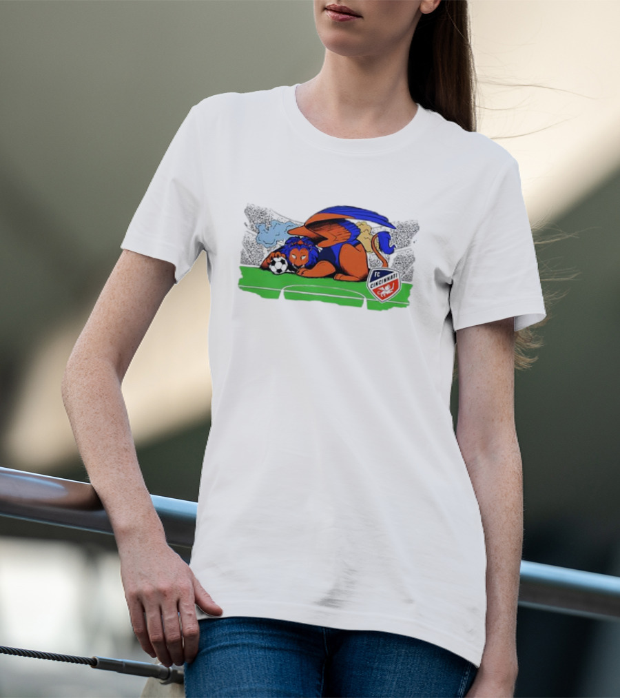 Next Gary The Lion Soccer FC Cincinnati T-Shirt