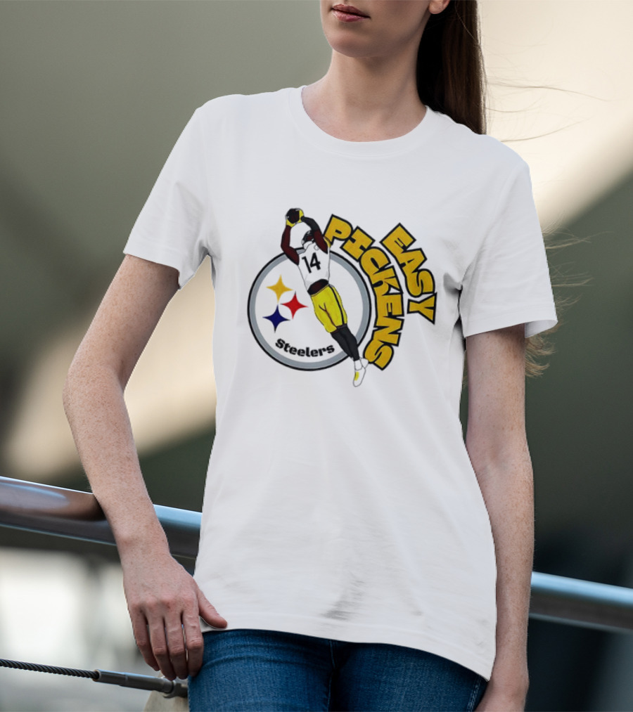 Easy Pickens Steelers Pittsburgh Football Dog Pet T-Shirt