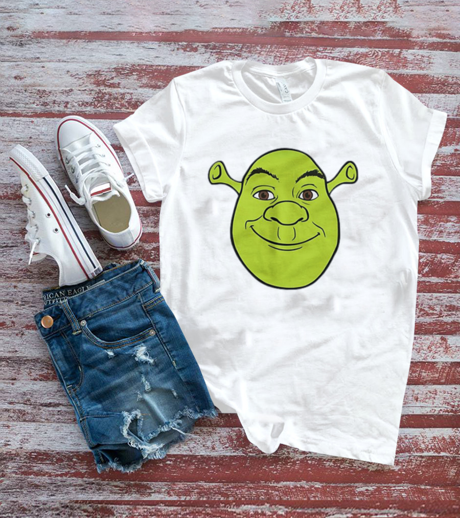 Shrek Big Face Smile Iconic Character Recognition T-Shirt