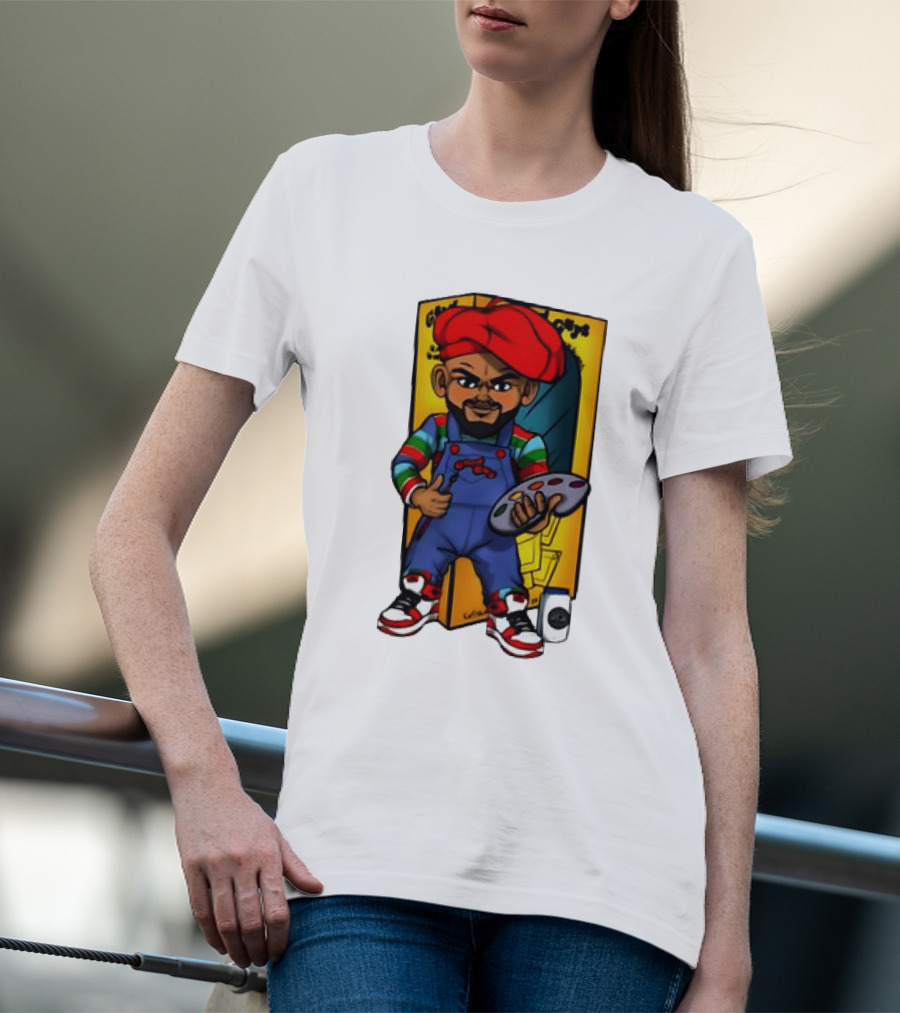 The Real McCoy JDX Cartoon Artist With Palette And Brush T-Shirt