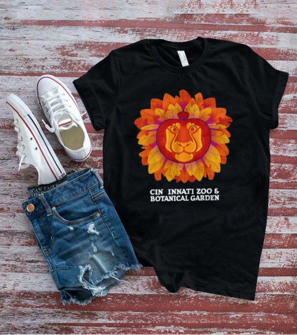 Lion Pumpkin Glow Cincinnati Zoo And Botanical Garden T-Shirt