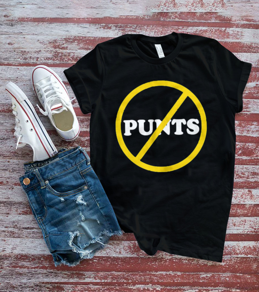 Washington Football No Punts Circle Ban T-Shirt