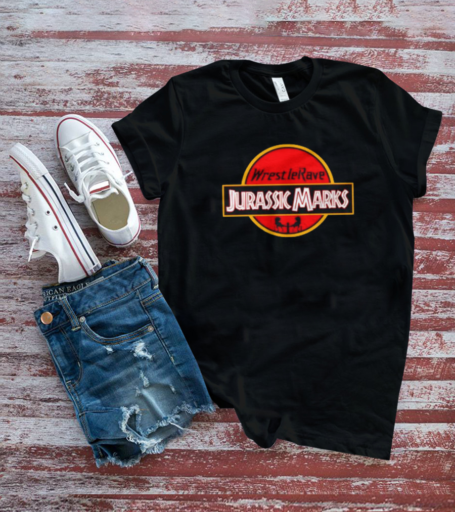 WrestleRave Jurassic Marks Dinosaur T-Shirt
