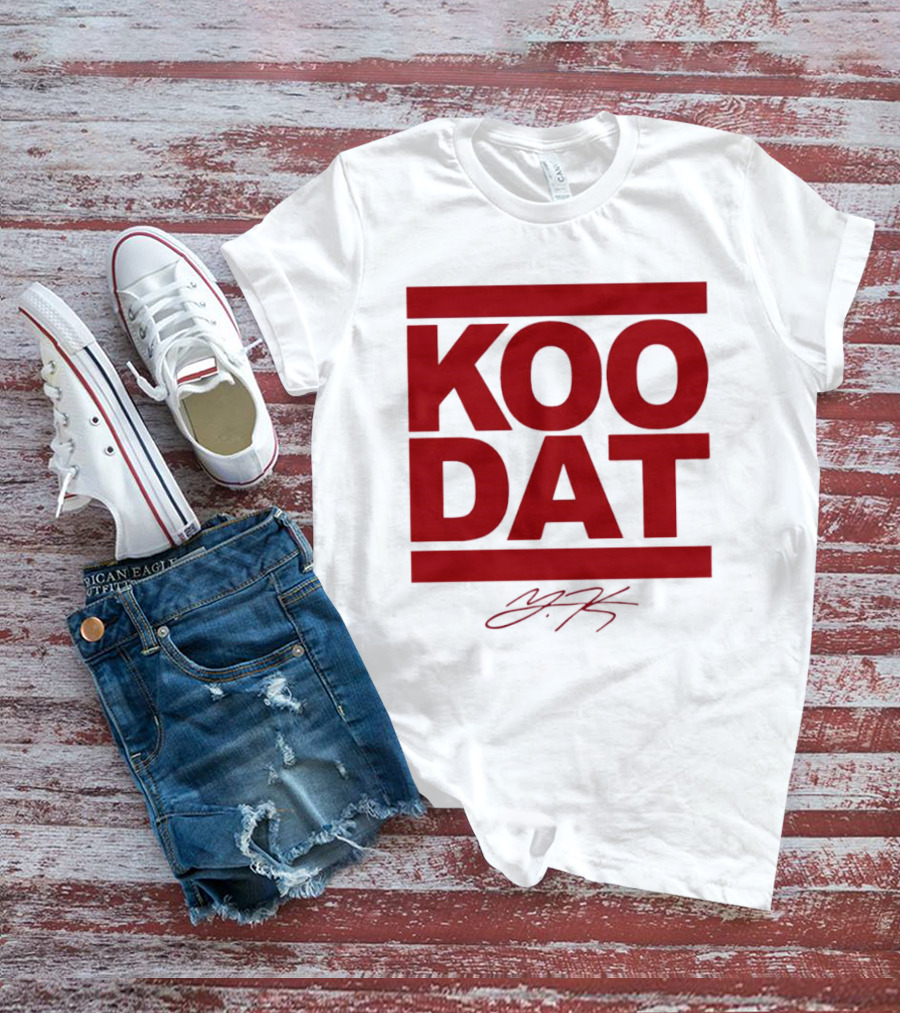 Atlanta Falcons Younghoe Koo Koo Dat Kicker Signature T-Shirt