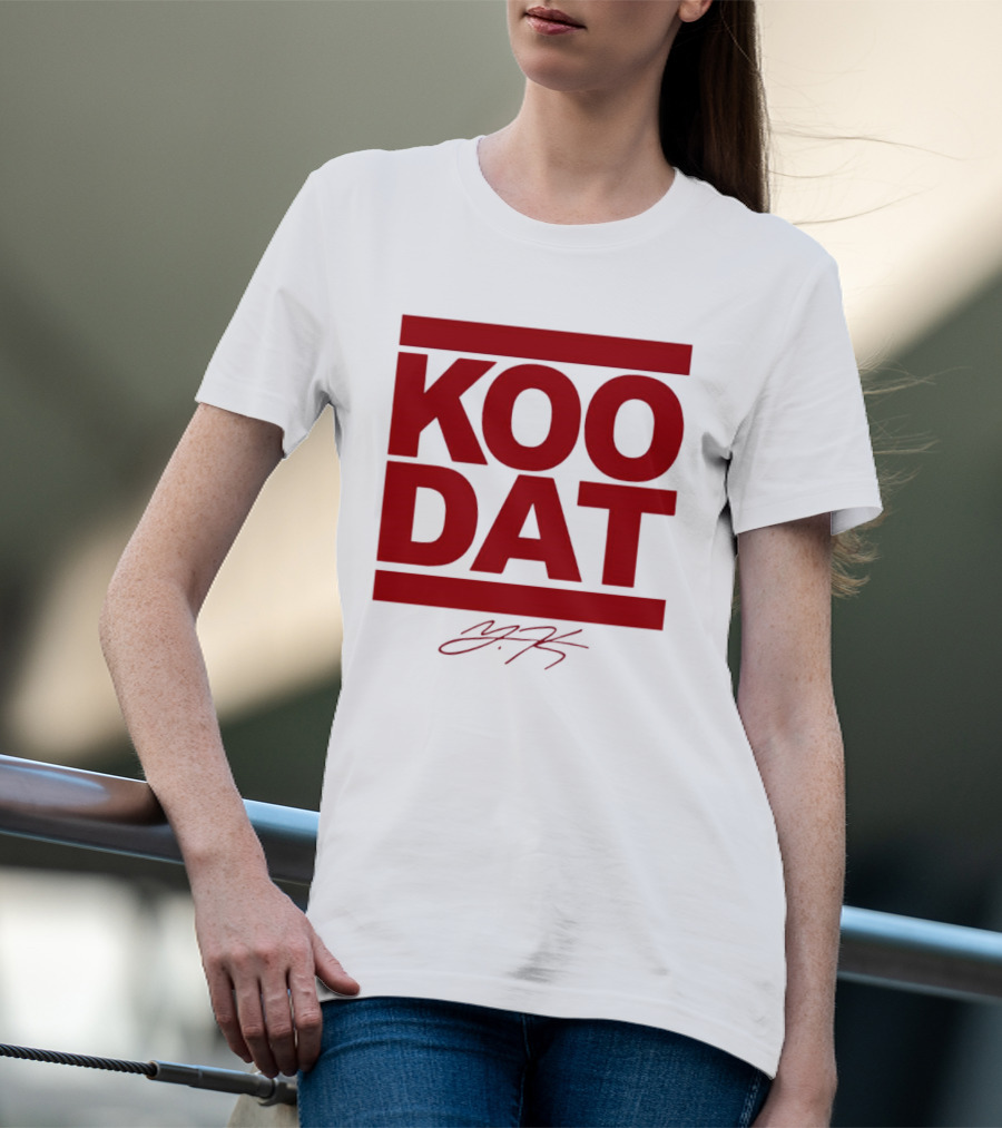 Atlanta Falcons Younghoe Koo Koo Dat Kicker Signature T-Shirt