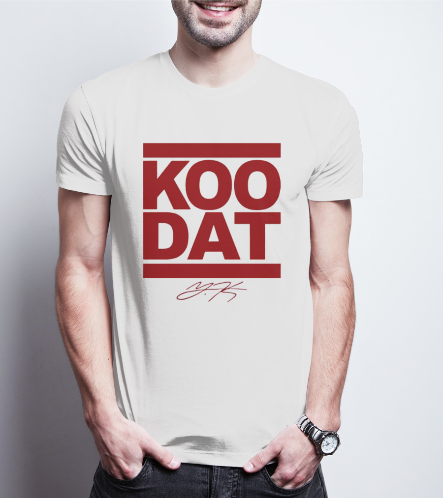 Atlanta Falcons Younghoe Koo Koo Dat Kicker Signature T-Shirt