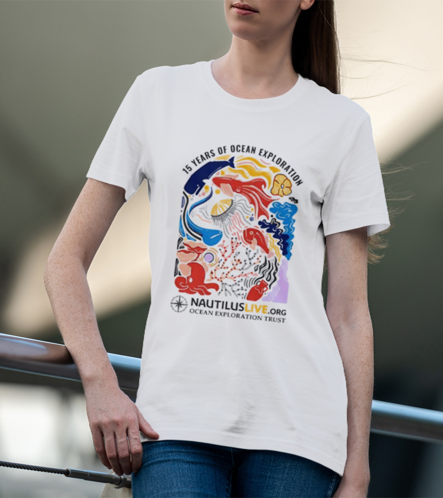 15 Years Of Ocean Exploration Nautilus Live Ocean Exploration Trust T-Shirt