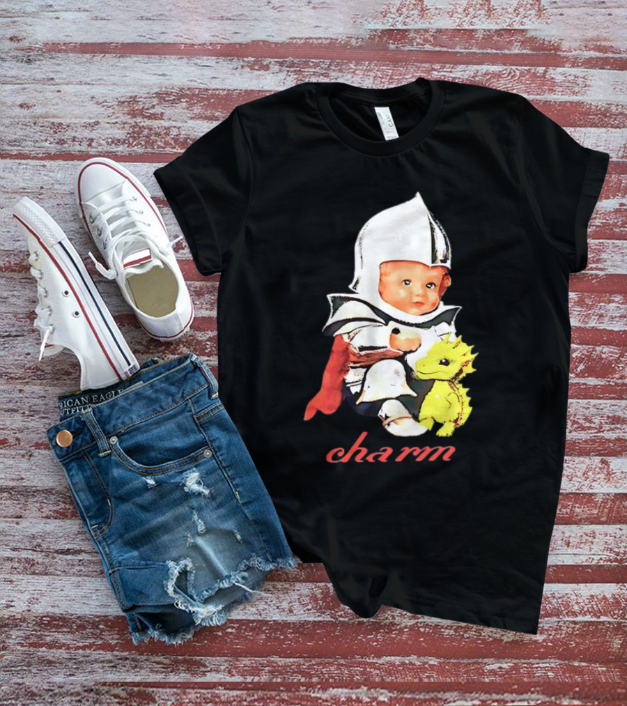 Clairo Charm Dragon Knight Baby With Yellow Creature T-Shirt