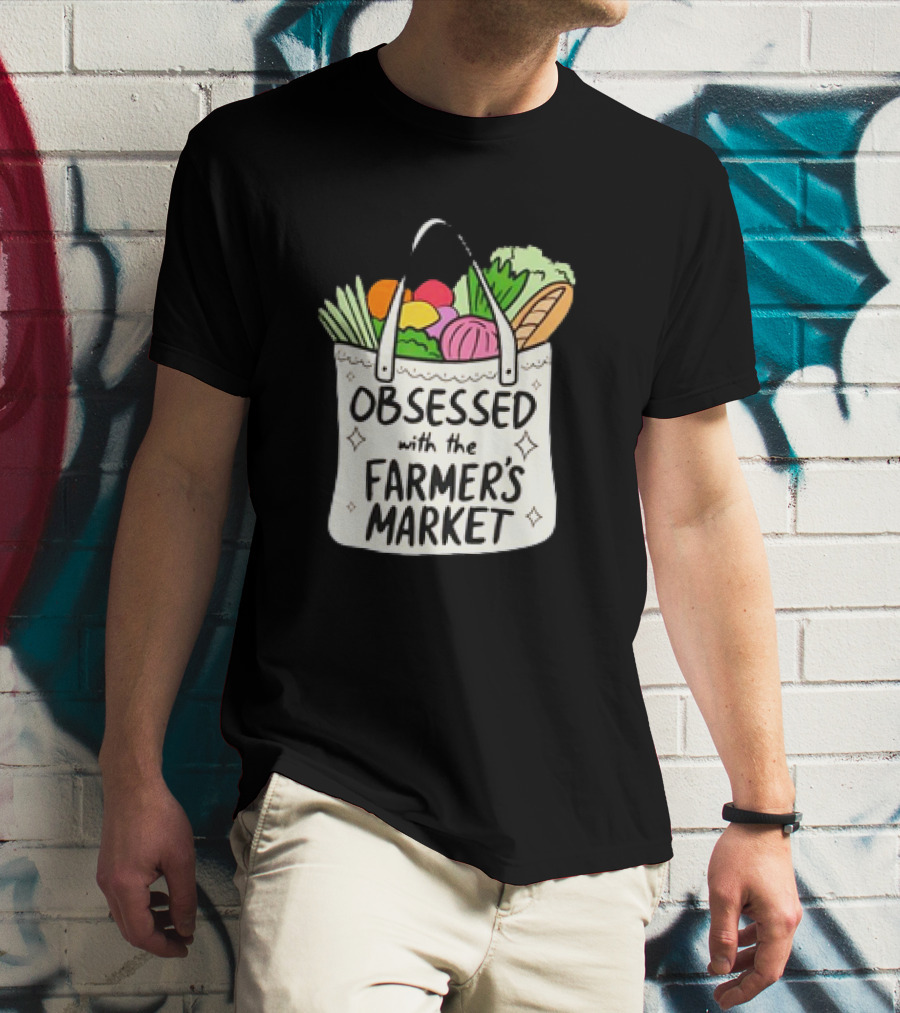 Obsessed With The Farmer’s Market Vegetables Tote Bag T-Shirt