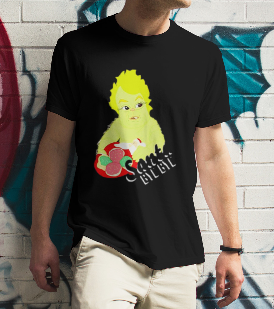 Retro Baby Grinch Santa Bye Bye T-Shirt