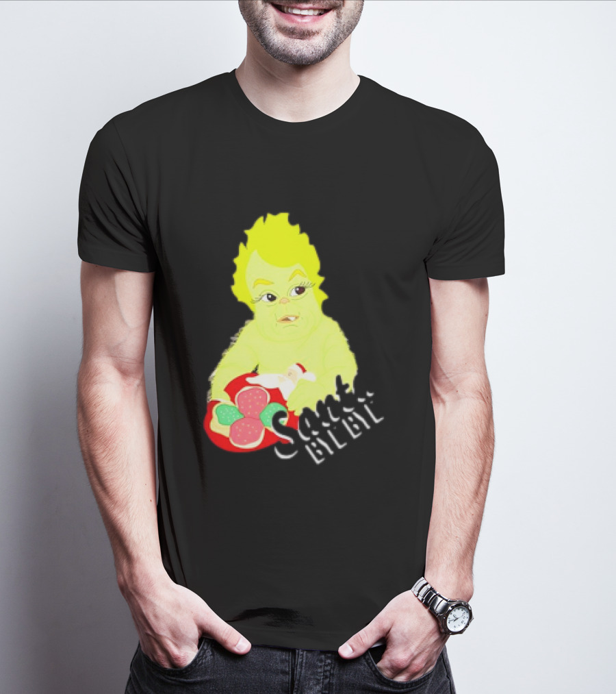 Retro Baby Grinch Santa Bye Bye T-Shirt