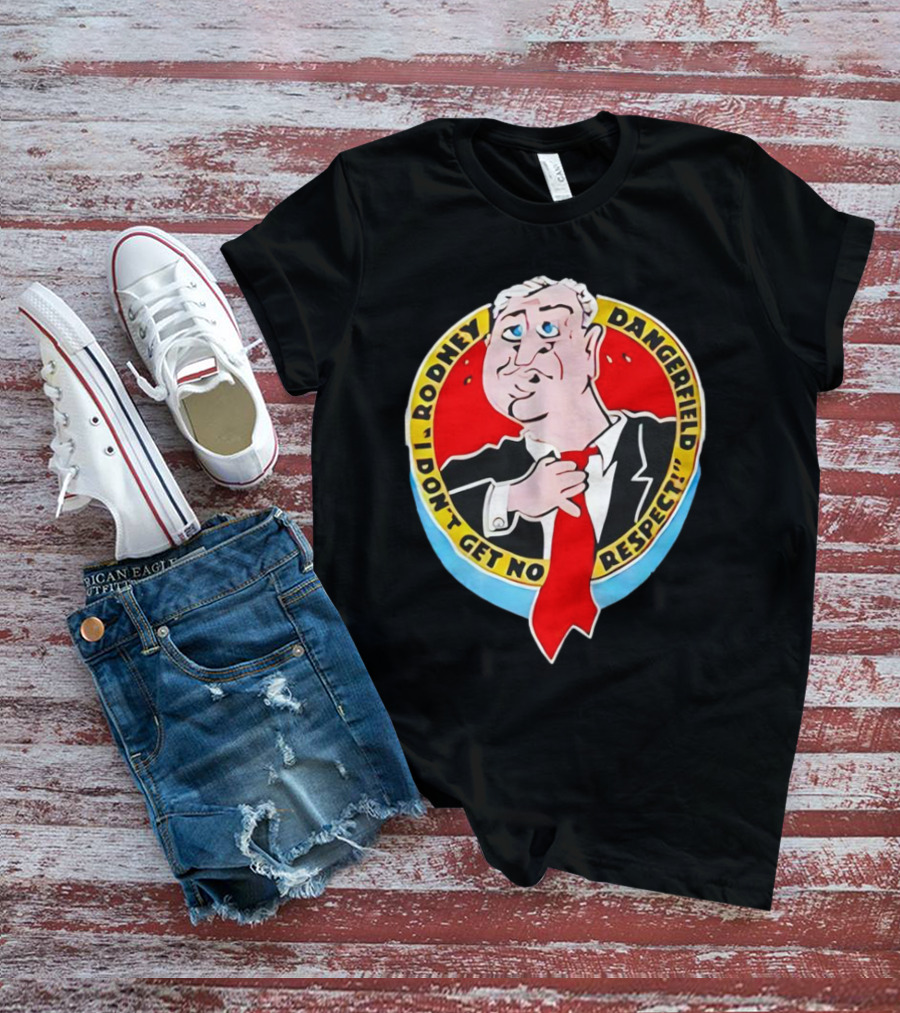 Rodney Dangerfield I Don't Get No Respect Vintage Red Tie Cartoon Comedy T-Shirt