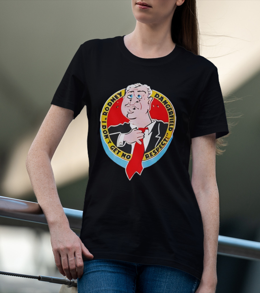 Rodney Dangerfield I Don't Get No Respect Vintage Red Tie Cartoon Comedy T-Shirt
