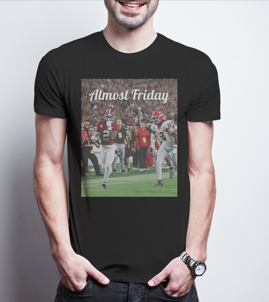 Almost Friday Ryan Williams Alabama Football Action T-Shirt