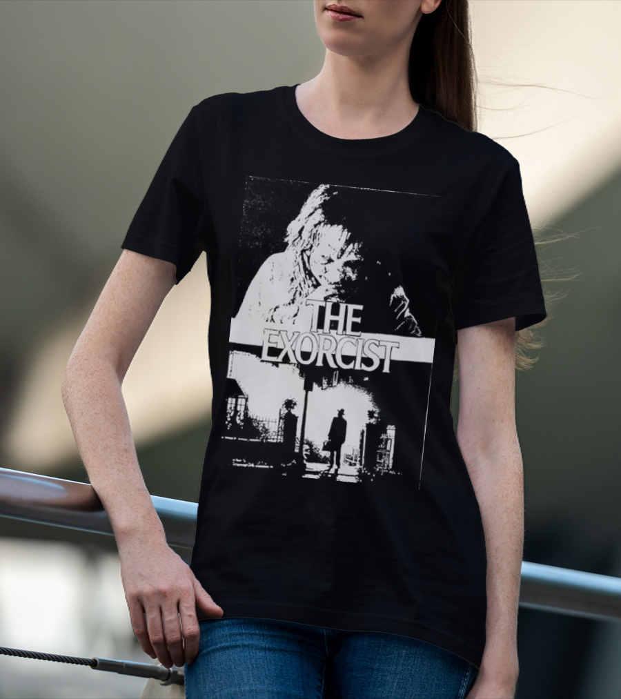 The San Antonio Sharpist And The Exorcist Crossover Graphic In T-Shirt