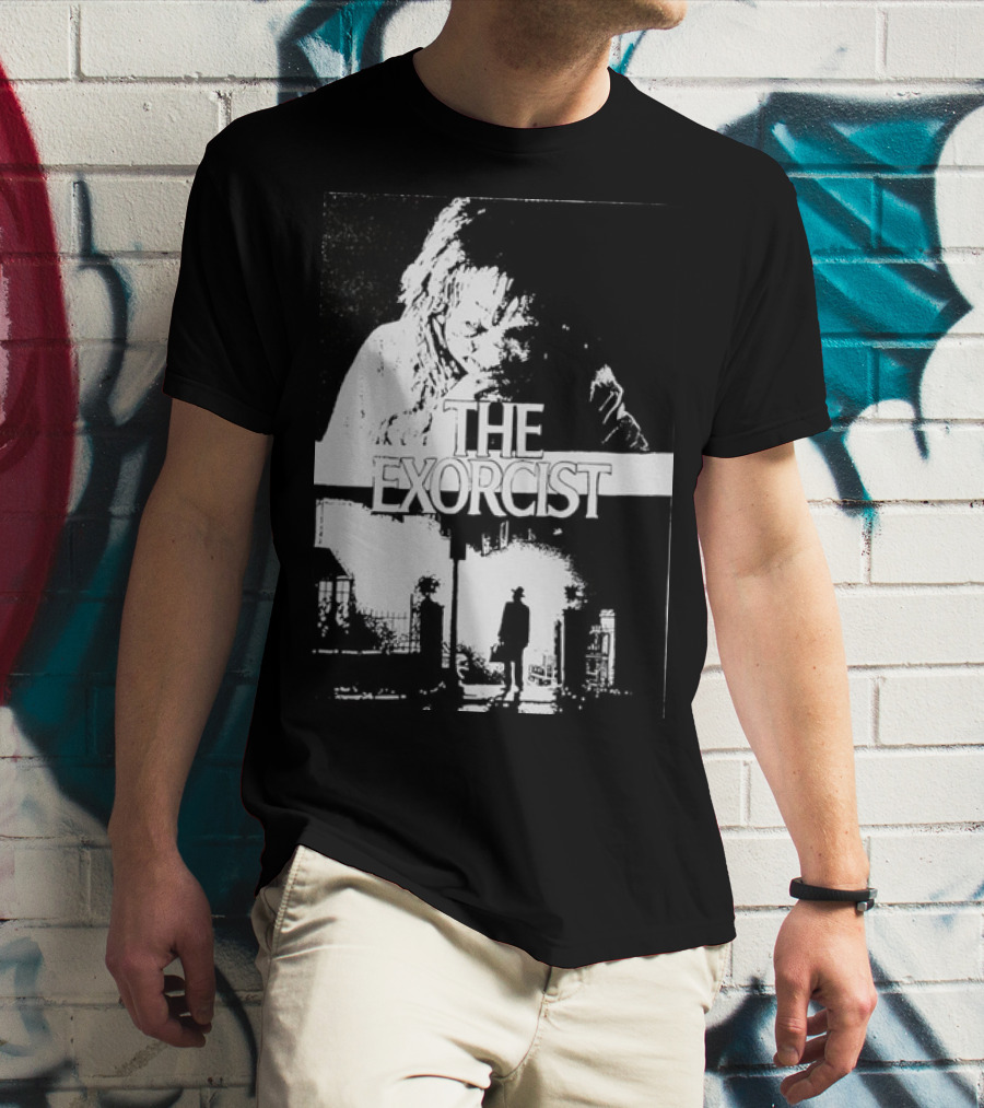 The San Antonio Sharpist And The Exorcist Crossover Graphic In T-Shirt