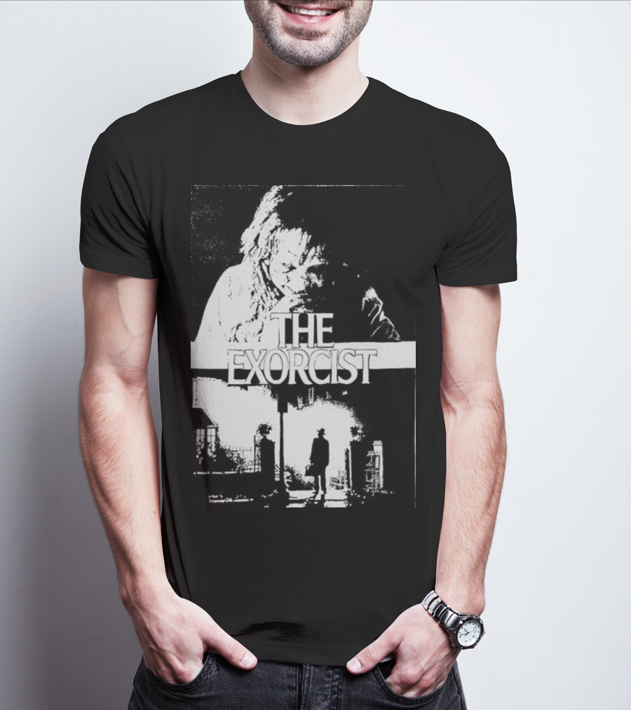 The San Antonio Sharpist And The Exorcist Crossover Graphic In T-Shirt