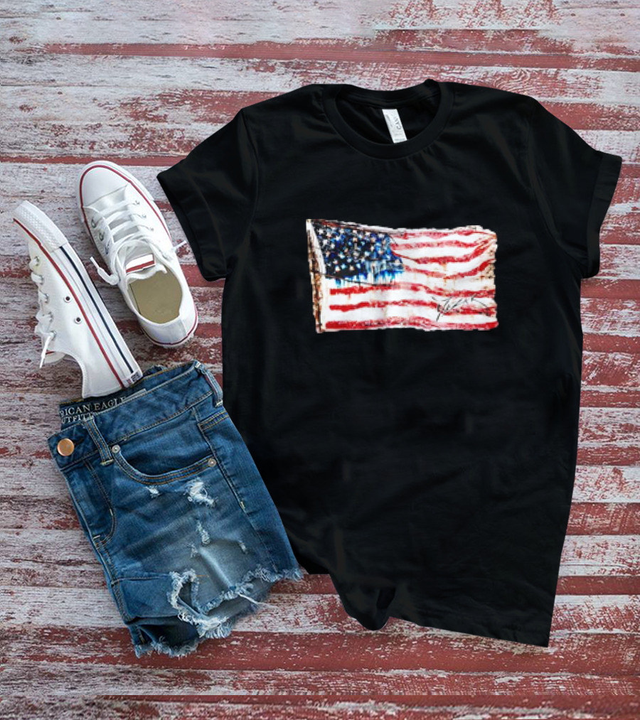 Mezak Art Old Glory US Flag Classic American T-Shirt