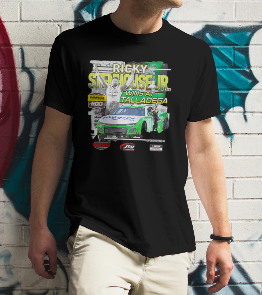 Ricky Stenhouse Jr. Wins At Talladega YellaWood 500 Race T-Shirt
