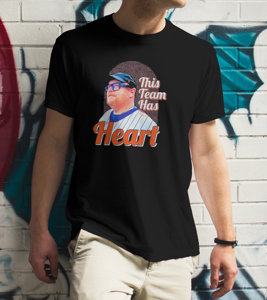 Frank Fleming This Team Has Heart New York Mets T-Shirt